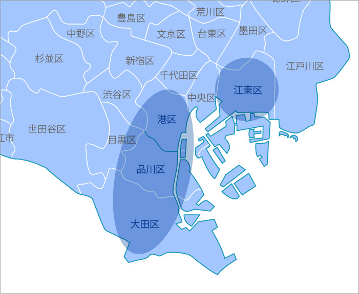 廃棄物収集運搬エリア